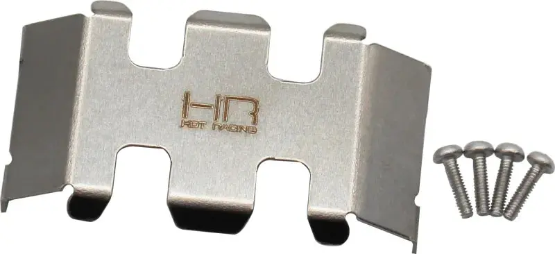 Hot Racing Sxtf332c Stainless Steel Center Belly Skid Plate Scx24 (Hrasxtf332c) 1
