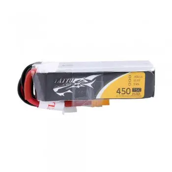 Tattu 450Mah 11.1V 75C 3S1p Lipo Battery Pack With Xt30 Plug - Long For H Frame 1