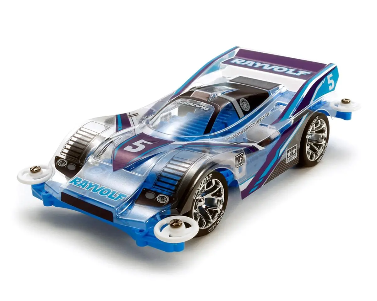 Tamiya 1/32 Jr Pro Racing Rayvolf Lt Blue Special Mini 4Wd Kit (Tam95572) 1