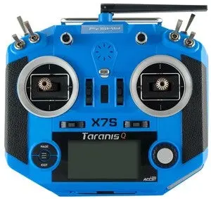 Frsky Taranis Q X7s Radio W/ Upgraded M7 Hall Sensor Gimbals (Blue) 1