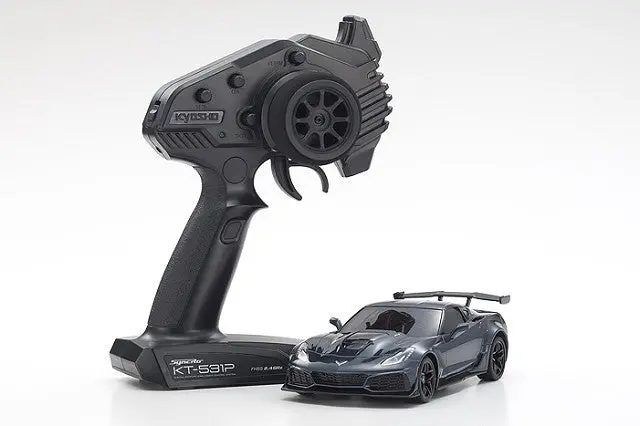 Kyosho Mini-Z Rwd Corvette Zr1 Shadow Gray Metallic W/Led (32334Gm) 1