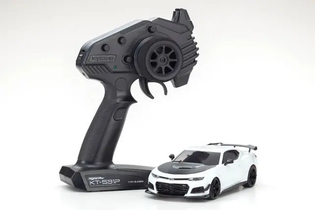 Kyosho Mini-Z Rwd Camaro Zl1 Summit White W/Led (32339W) 1