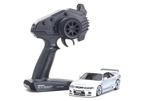 Kyosho Mini-Z Awd Skyline Gt-R Nismo (R33) (Silver) (Ma-020 Rs) (32616S) 1