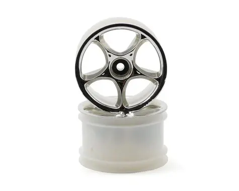 Traxxas 2.2" Bandit Rear Tracer Buggy Wheels (2) (Chrome) (Pins) (2472) 1