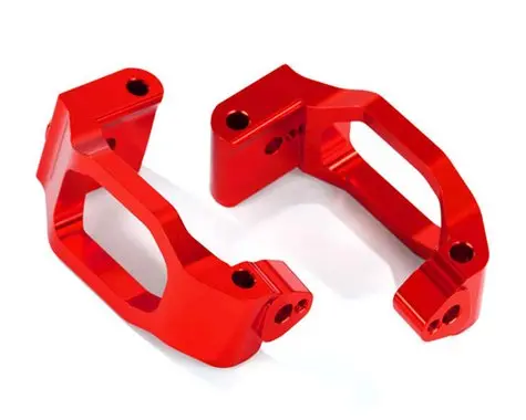 Traxxas Maxx Aluminum Caster Blocks (Red) (8932R) 1