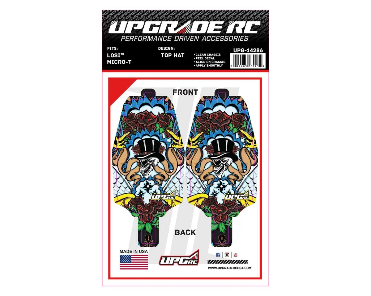 Upgrade Rc Chassis Protector (2) For Losi® Micro-T 1