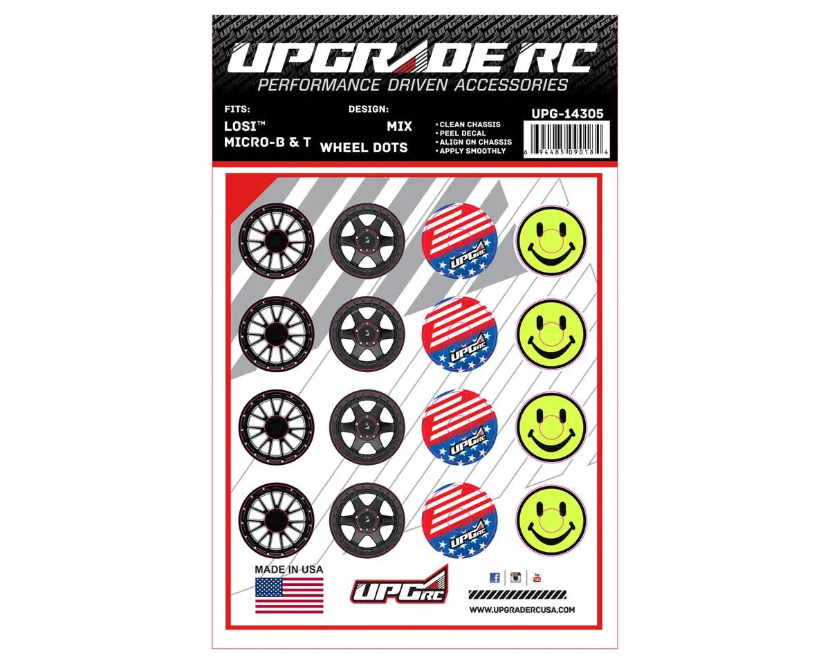 Upgrade Rc Wheel Dots For Losi® Micro-B & T (Upg-1430) 1