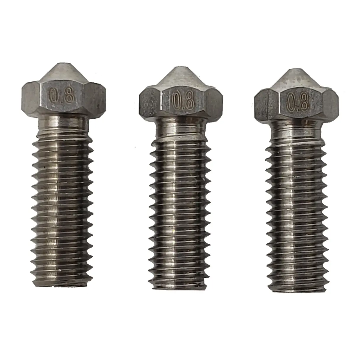 Friendly Hobbies 0.8Mm 3D Printer Stainless Steel Nozzle -Compatible With E3d Volcano 1
