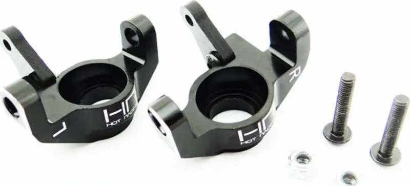 Hot Racing Alum/Cf Stock Or High Clearance Steering Knuckles (2) - Ax10 Wraith (Wra21g01) 1
