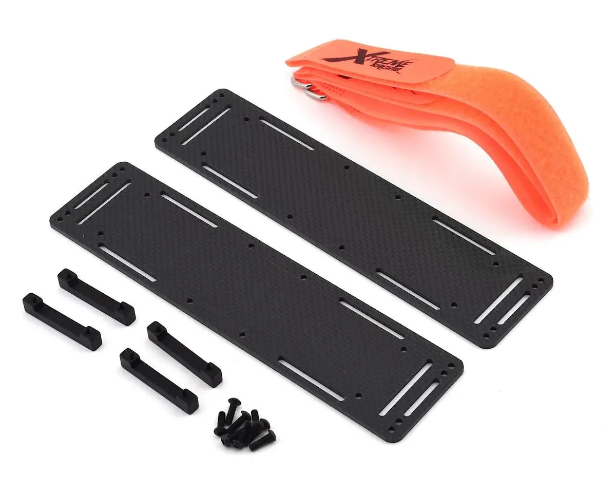 Xtreme Racing Traxxas X-Maxx V2 2.5Mm Carbon Fiber Battery Trays (2) (Xtr10671) 1