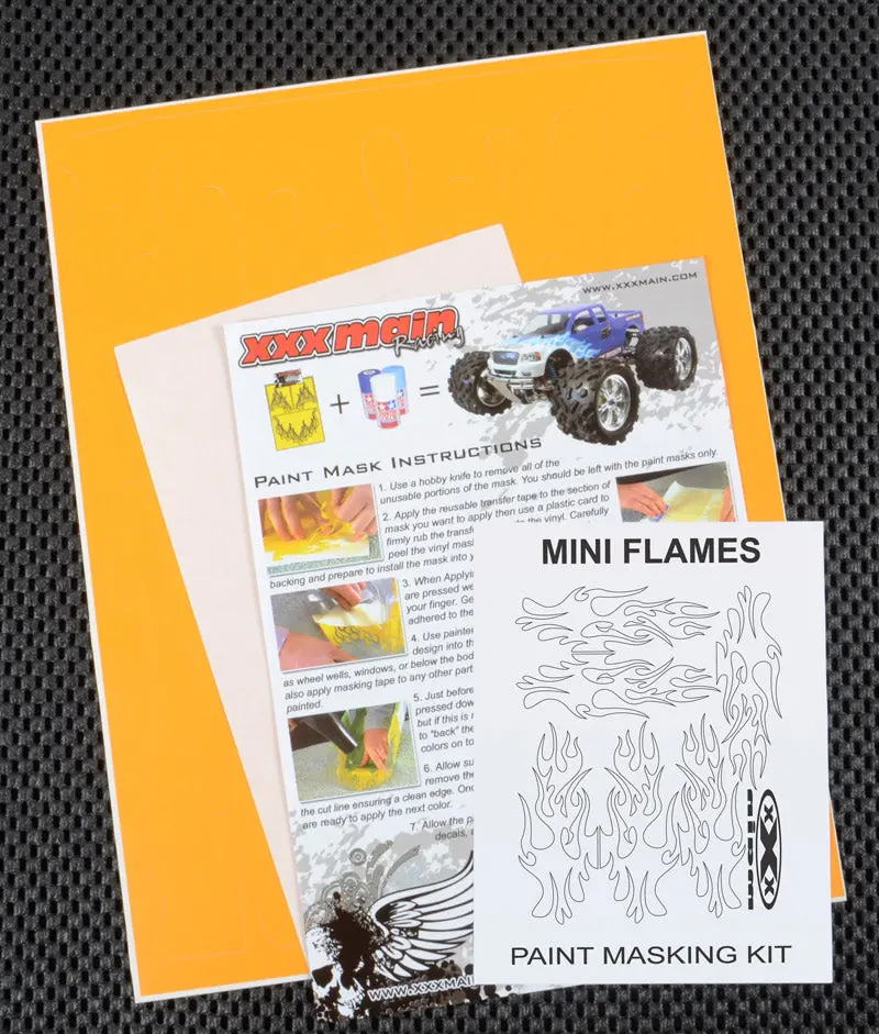 Xxx Main Mini Flame Stripes Paint Mask (M020l) 1
