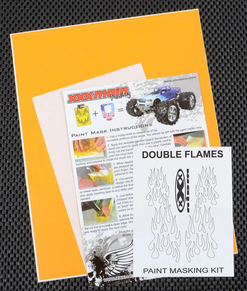 Xxx Main Racing: Double Flames Paint Mask 1