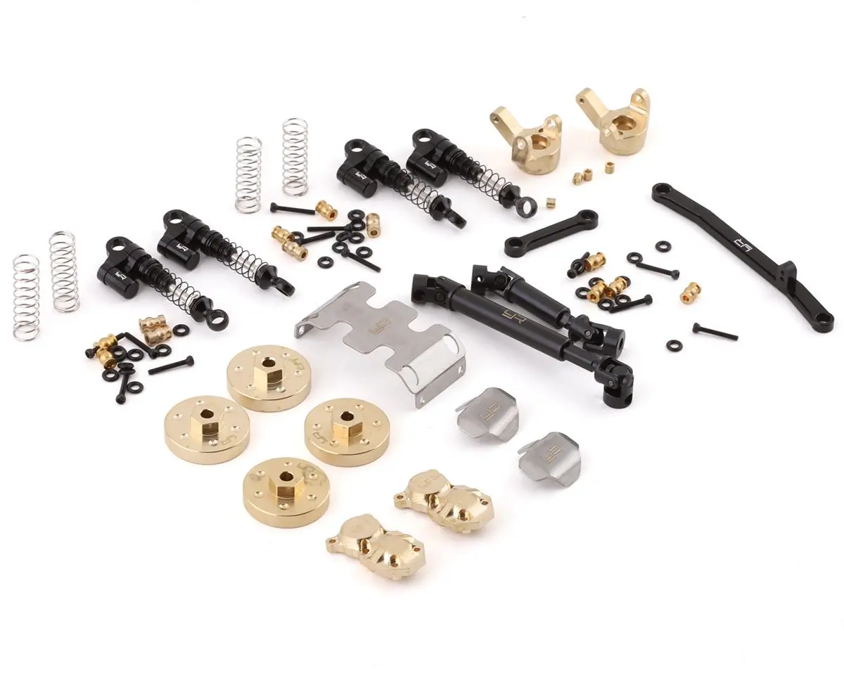 Yeah Racing Metal Upgrade Parts Set For Axial Scx24 C10 Jeep 133.7Mm Wheelbase (Axsc-S05) 1
