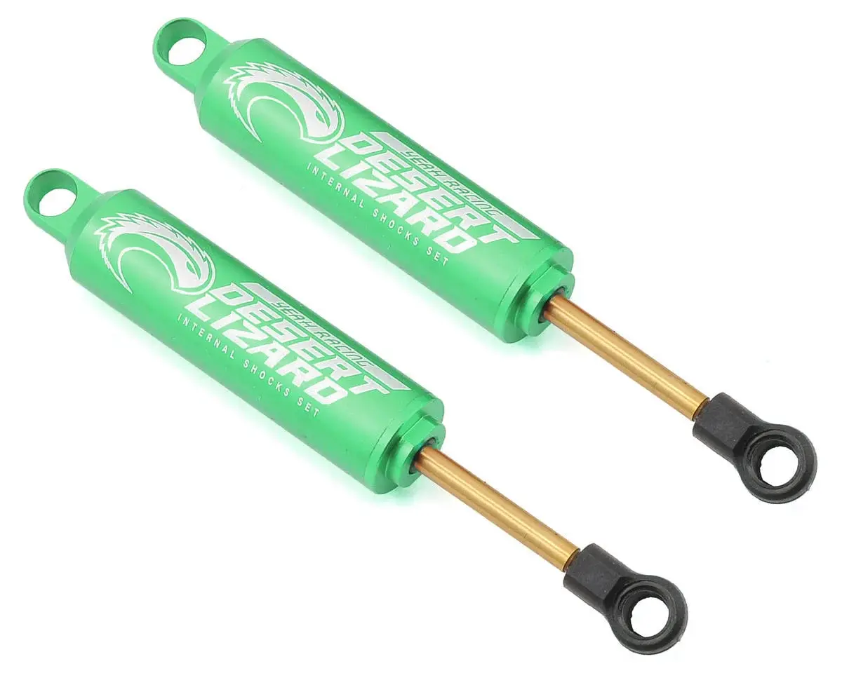 Yeah Racing 90Mm Desert Lizard Two Stage Internal Spring Shock (2) (Green) (Yea-Ddl-090Gn) 1