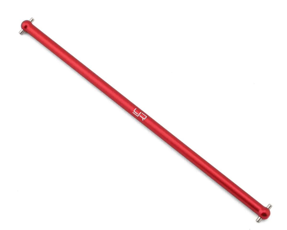 Yeah Racing: Kyosho Fazer Mk2 Aluminum Center Driveshaft (Red) 1
