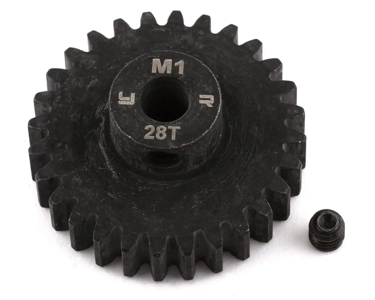Yeah Racing Hardened Steel Mod 1 Pinion Gear (5Mm Bore) (28T) (Yea-Mg-10018) 1