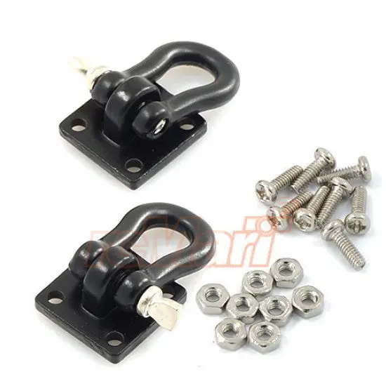 Yeah Racing 1/10 Rc Rock Crawler Access Heavy Duty Shackle W/ Mount Bracket (Ya0378) 1
