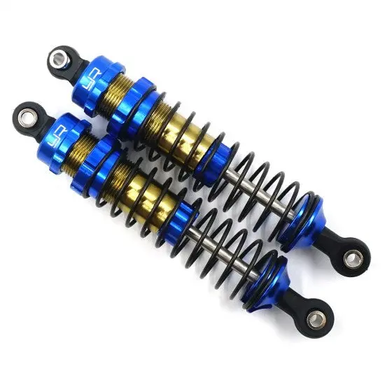 Yeah Racing Aluminum Tr-Xb 90Mm Big Bore Shocks For Traxxas 1/10 Slash, Stampede, Bandit, Arrma Rc Blue (Trsl-016Bu) 1
