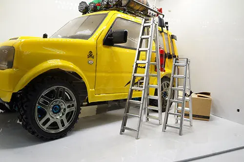 Yeah Racing 1/10 Rc Rock Crawler Accessories 6 Inch Aluminum Ladder (Ya-0464) 1