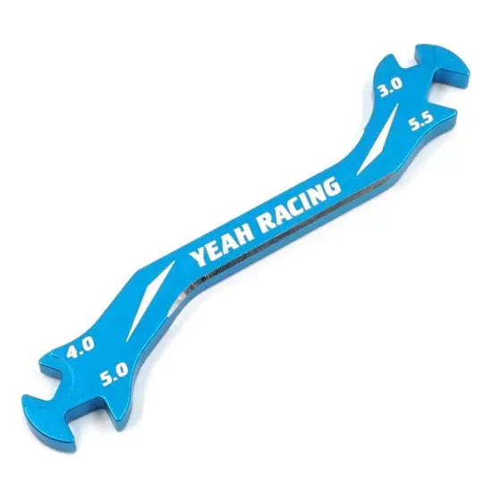 Yeah Racing Aluminum 7075 Turnbuckle Wrench 3Mm 4Mm 5Mm 5.5Mm (Blue) (Yt-0197Bu) 1