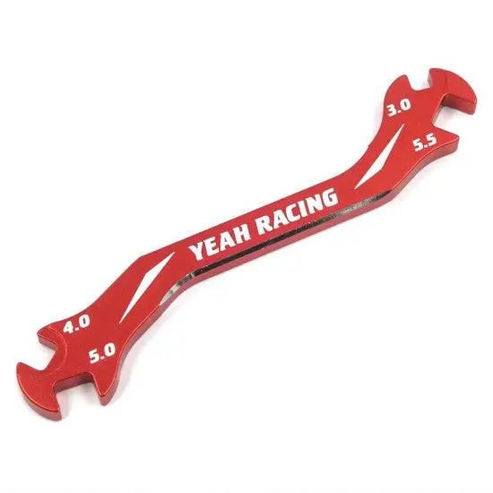 Yeah Racing Aluminum 7075 Turnbuckle Wrench 3Mm 4Mm 5Mm 5.5Mm (Red) (Yt-0197Rd) 1