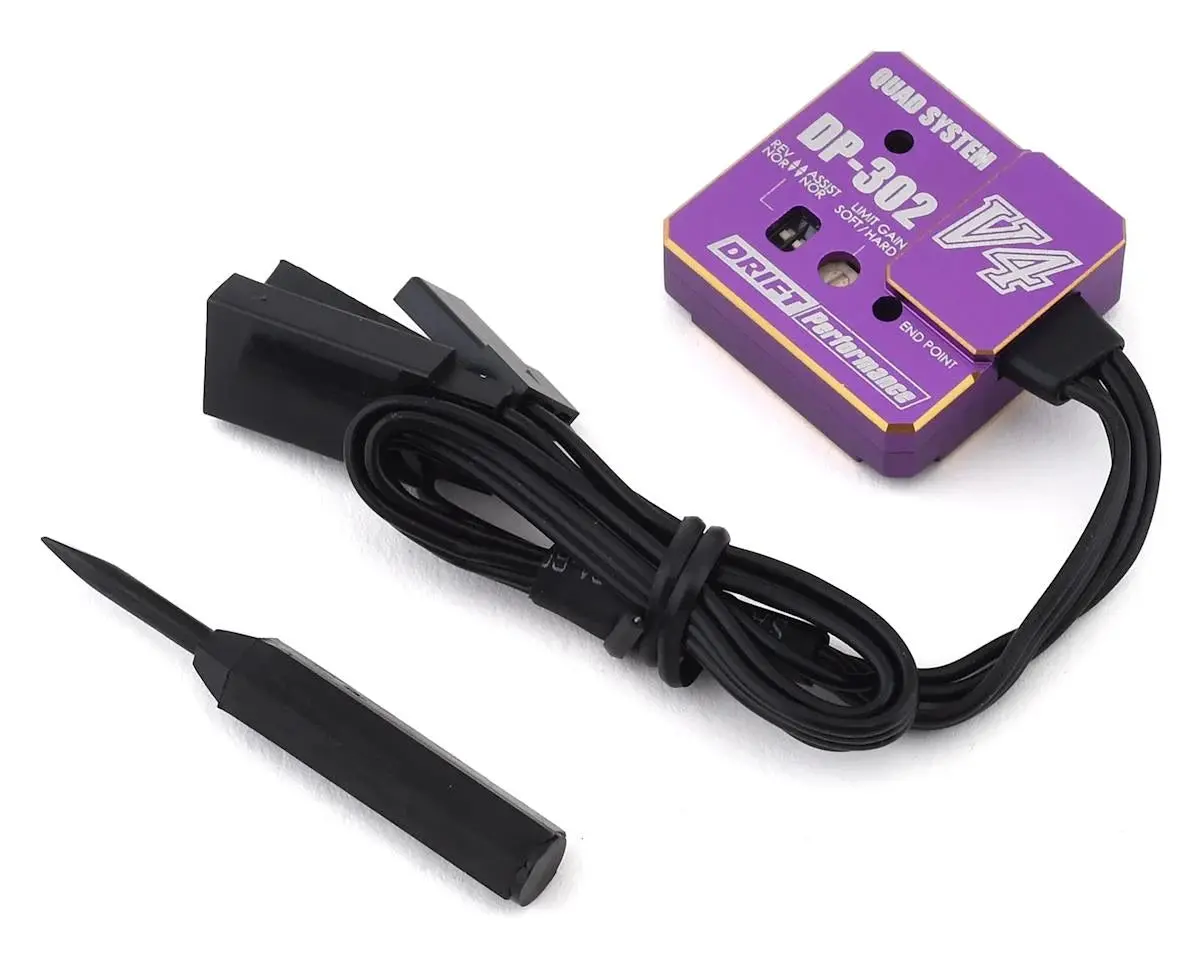 Yokomo Dp-302 V4 Drift Steering Gyro (Purple) (Yokdpp-302V4pb) 1