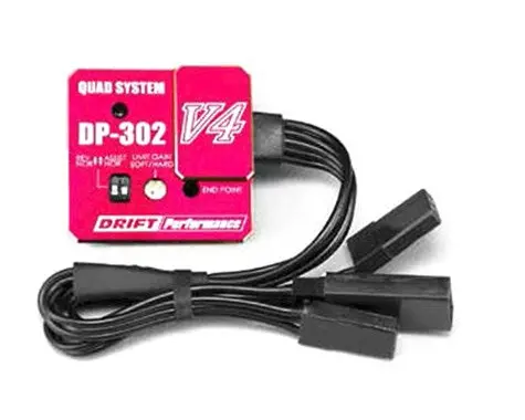 Yokomo Dp-302V4 Drift Steering Gyro (Red) Dpp-302V4r 1