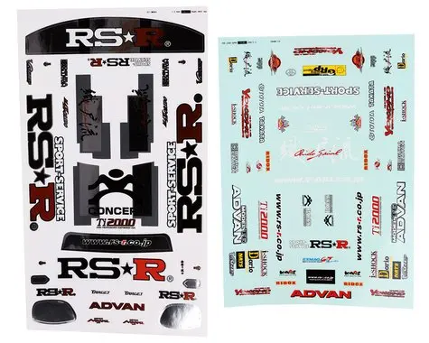 Yokomo Rsr Jza80 Supra Stickers (5) (Toksd-Rsrd) 1