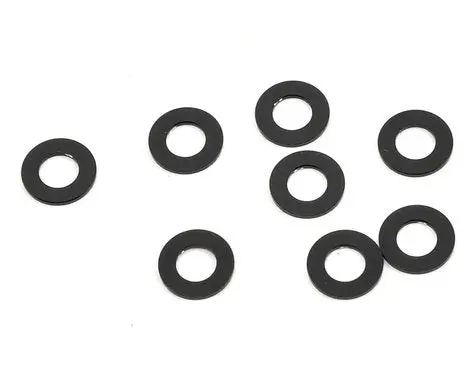 Yokomo 3X6x0.5Mm Aluminum Shim (Black) (8) Zc-A3605ba 1