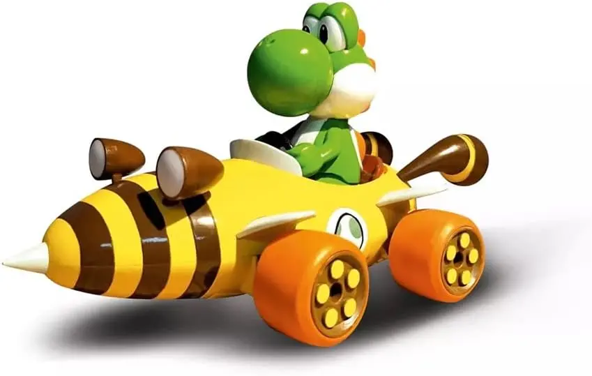 Carrera 181065 Rc Official Licensed Mario Kart Bumble V Yoshi 1:18 Scale 2.4 Ghz Remote Radio Control Car 1