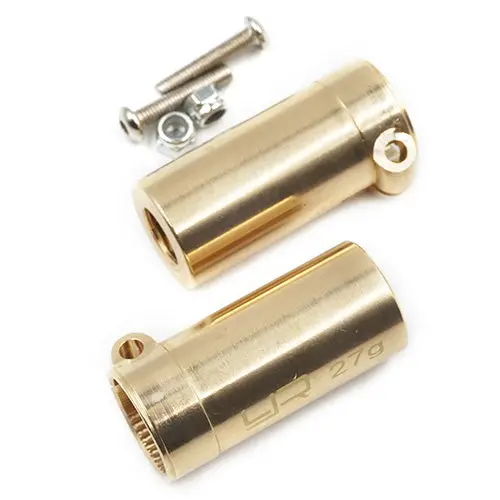 Yeah Racing Brass Rear Axle Lock Out 2Pcs For Axial Scx10 Ii (Axsc-007) 1
