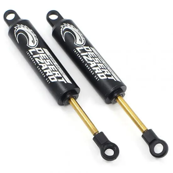 Yeah Racing 100Mm Desert Lizard Two Stage Internal Spring Damper Pair Black For Crawler (Ddl-100Bk) 1