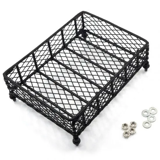 Yeah Racing 1/10 Rc Rock Crawler Accessories Metal Mesh Wire Luggage Tray Type D (13Cm X 10Cm X 3.5Cm) (Ya-0404) 1