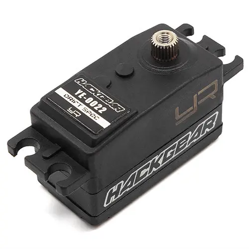 Yeah Racing Hackgear Drift Spec Low Profile Digital High Speed Coreless Servo 0.08 Sec Black (Ye-0022Bk) 1