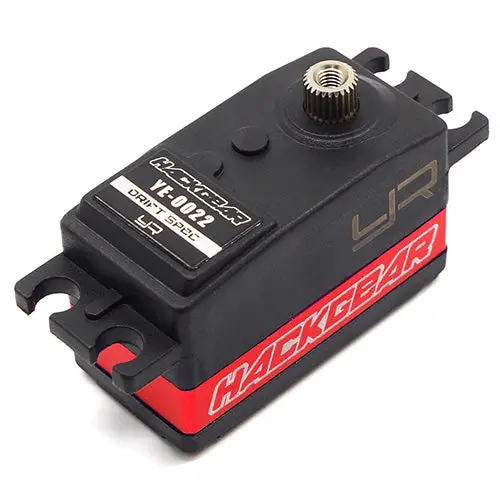Yeah Racing Hackgear Drift Spec Low Profile Digital High Speed Coreless Servo 0.08 Sec Red (Ye-0022Rd) 1
