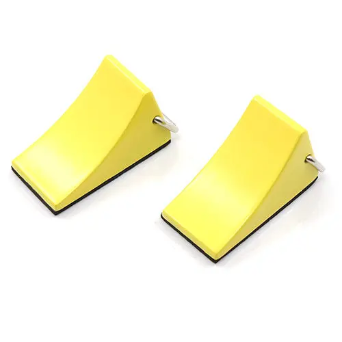 Yeah Racing 1/10 Rc Rock Crawler Accessory Reifenstopper 2Pcs Yellow For Tractor Truck (Ya-0383) 1