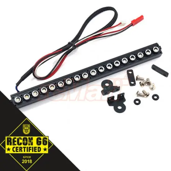 Yeah Racing 1/10 Aluminum White Led Light Bar Black For Crawler 'G6 Certified' (Ya-0507Bk) 1
