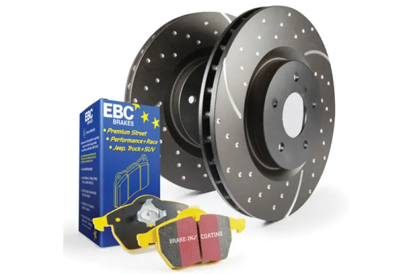 Stage5 Brake Kit – Yellowstuff Pads & Gd Slotted Rotors, Performance Street & Track Use 1