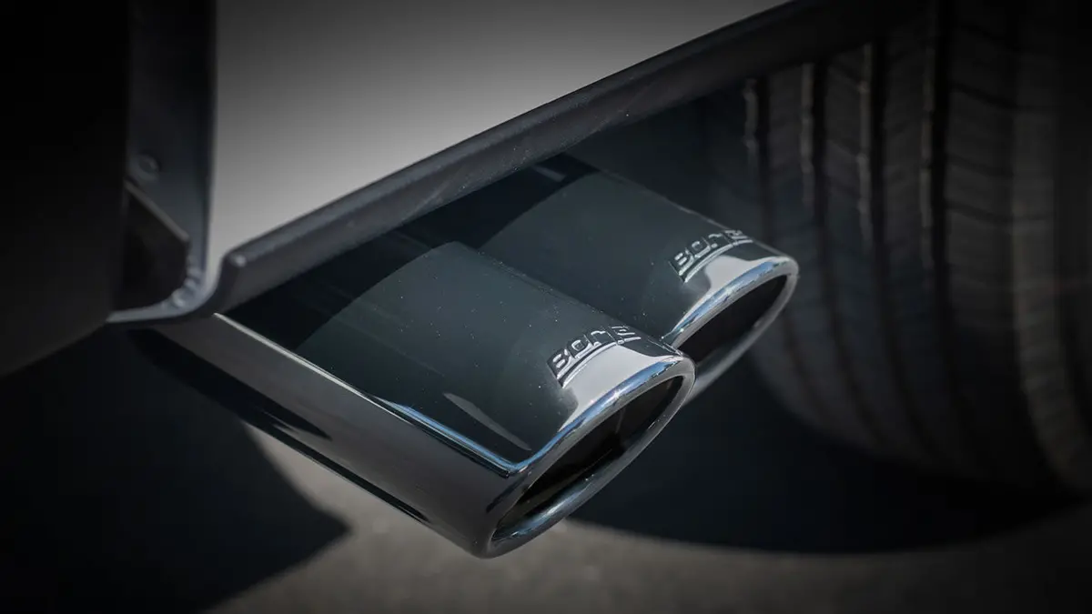 Borla S-Type Side-Exit Exhaust System With 4-Inch Black Chrome Tips For 2015–2021 Ford F-150 (2.7L/3.5L Ecoboost & 5.0L V8) 1