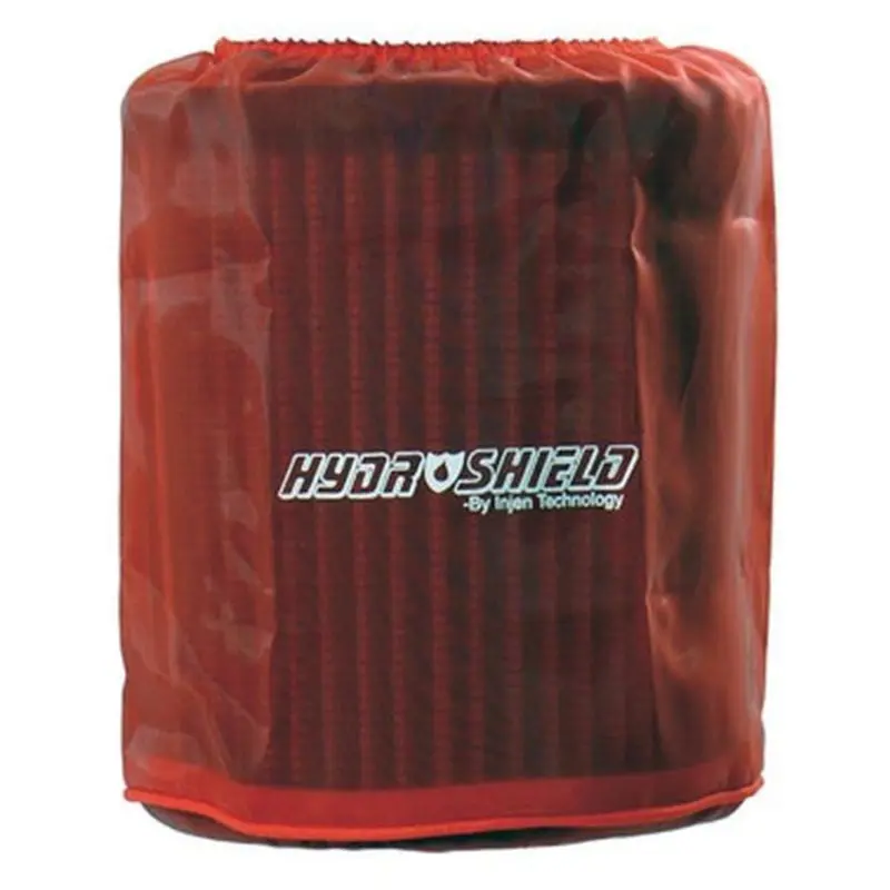 Injen Red Hydrophobic Pre-Filter For X-1021 Intake — 6" Base × 6-7/8" Height × 5-1/2" Top Diameter 1
