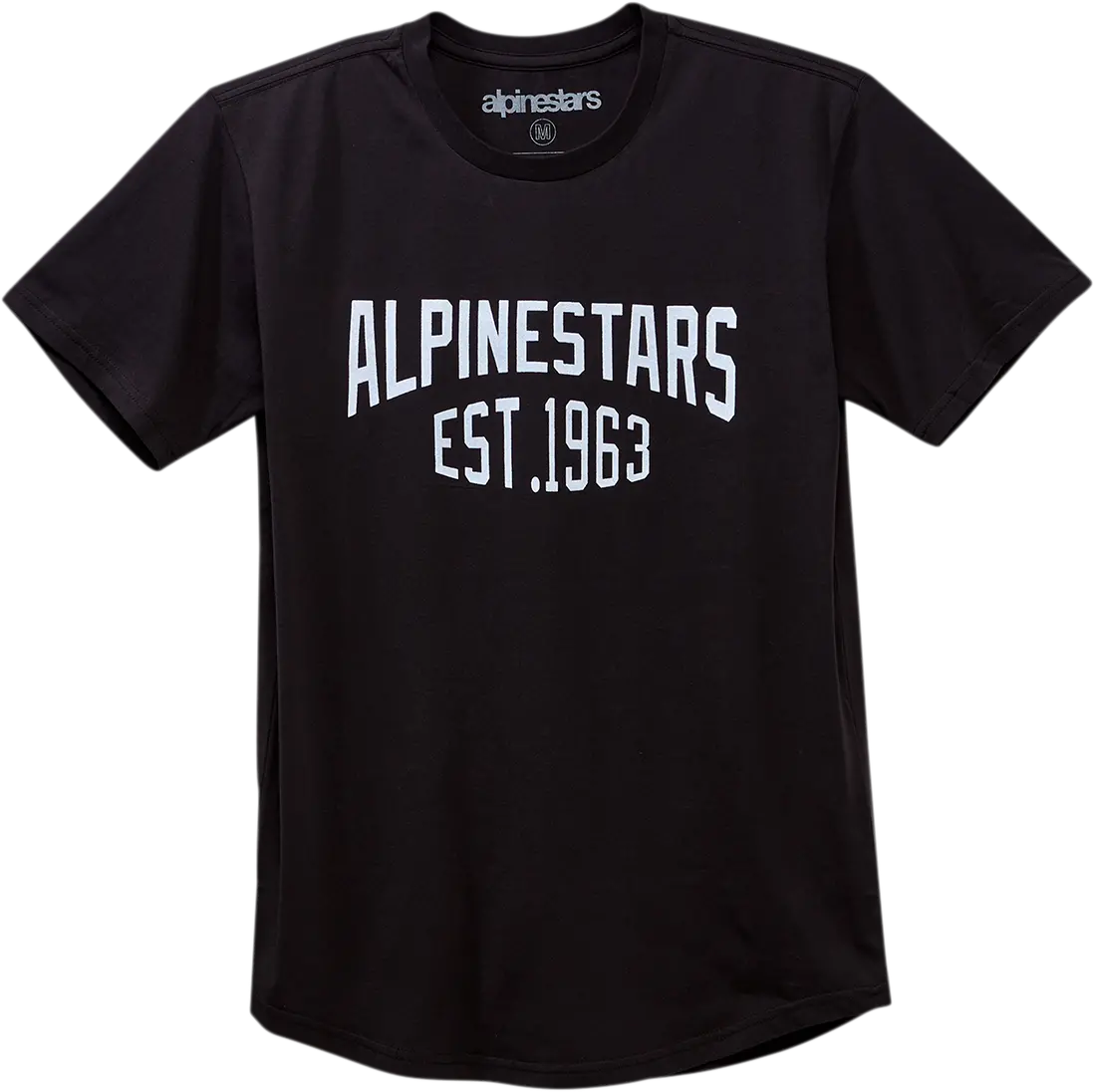 Alpinestars Arched Premium Cotton T-Shirt – Black, Medium (Model 12307150810M) 1