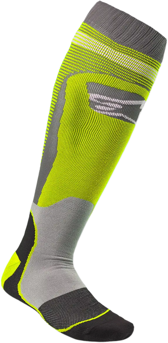 Alpinestars Mx Plus 1 Socks - Yellow/Gray - Small/Medium 4701820-501-Sm 1