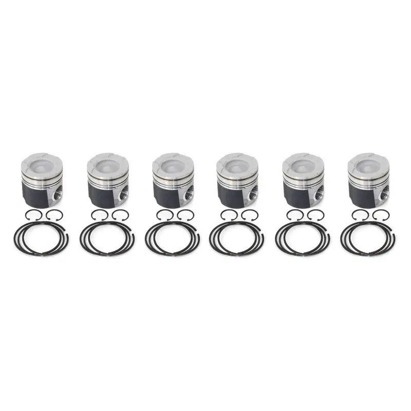 Industrial Injection Mahle Oversized Coated Pistons (.040”) With Fly-Cut For 1994–1998 Dodge 12V Cummins 1
