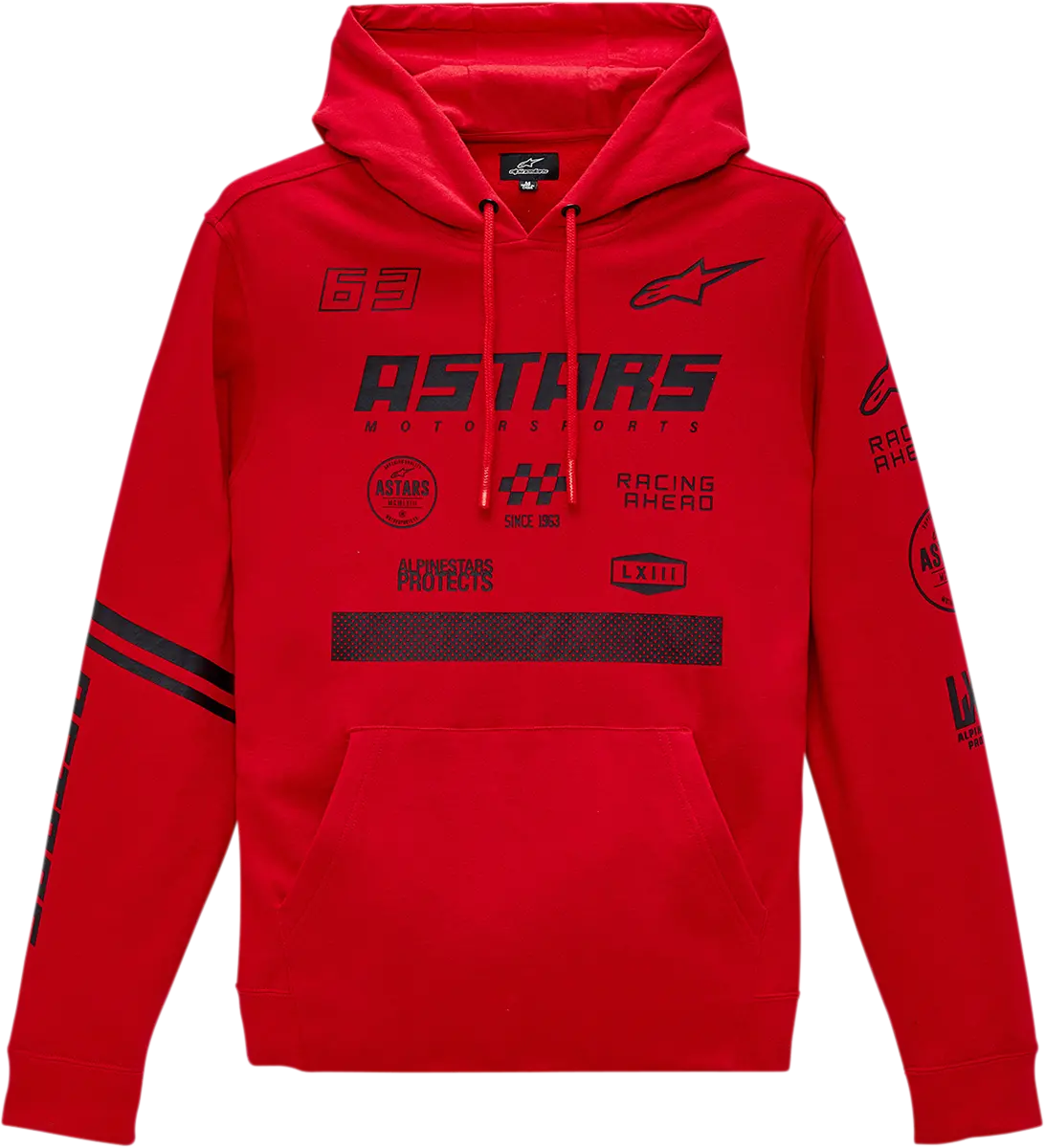 Alpinestars Multi Race Hoodie - Red - 2Xl 121351500302X 1