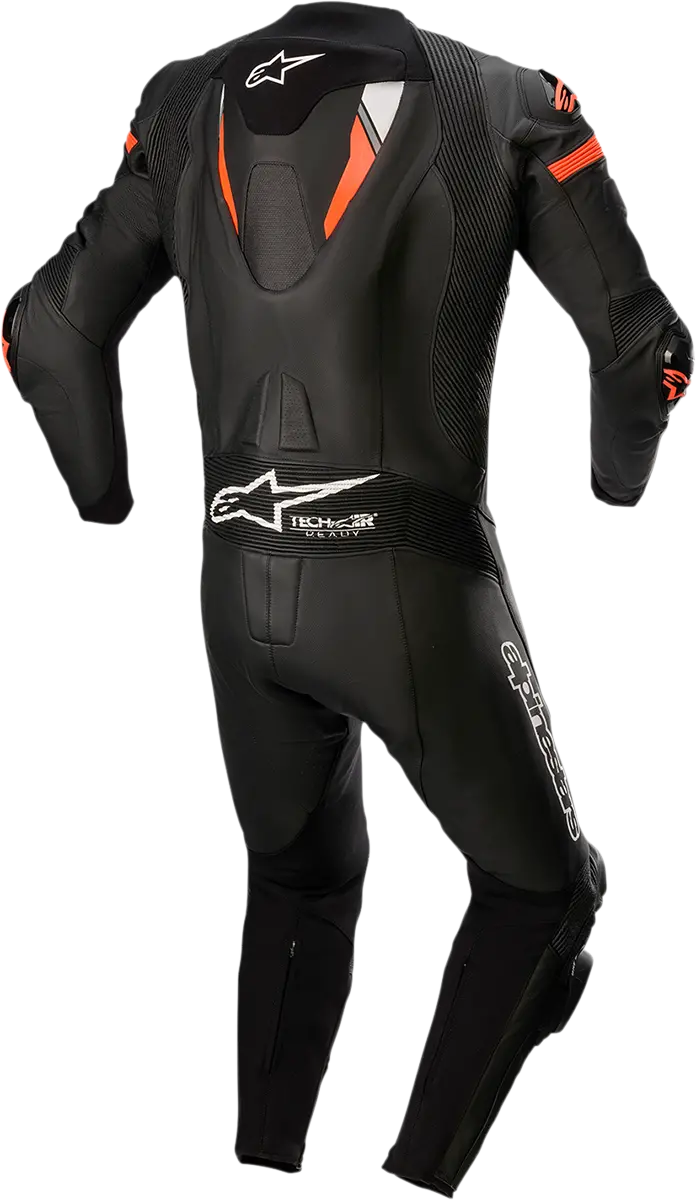 Alpinestars Missile Ignition V2 One-Piece Racing Suit – Black/Fluorescent Red, Size Us 44 (Eu 54) 1