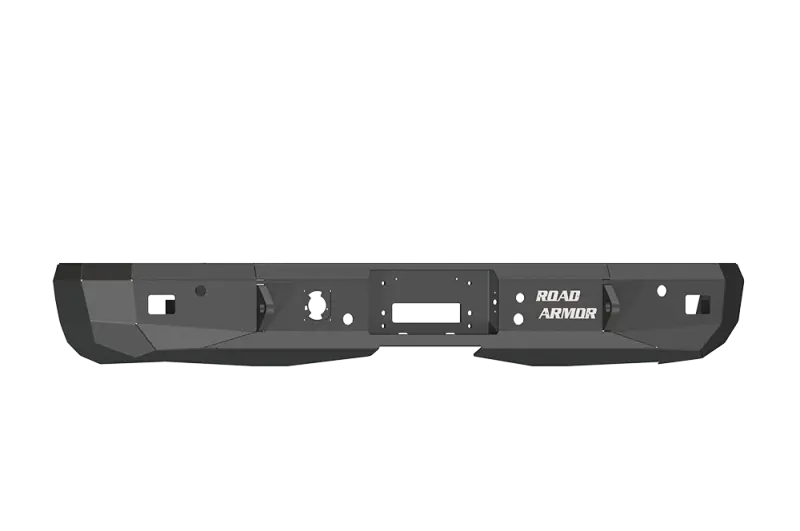 Road Armor Stealth Rear Winch Bumper – Textured Black For 2008–2013 Chevy/Gmc 1500 1