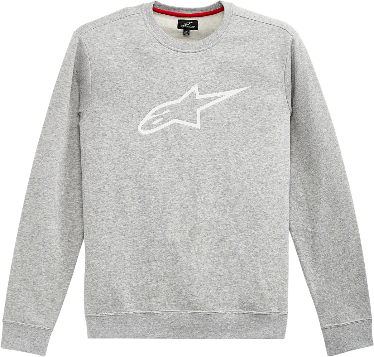 Alpinestars Ageless Crew Fleece Jacket – Gray/White, Size 2Xl (Model 12125132211262X) 1