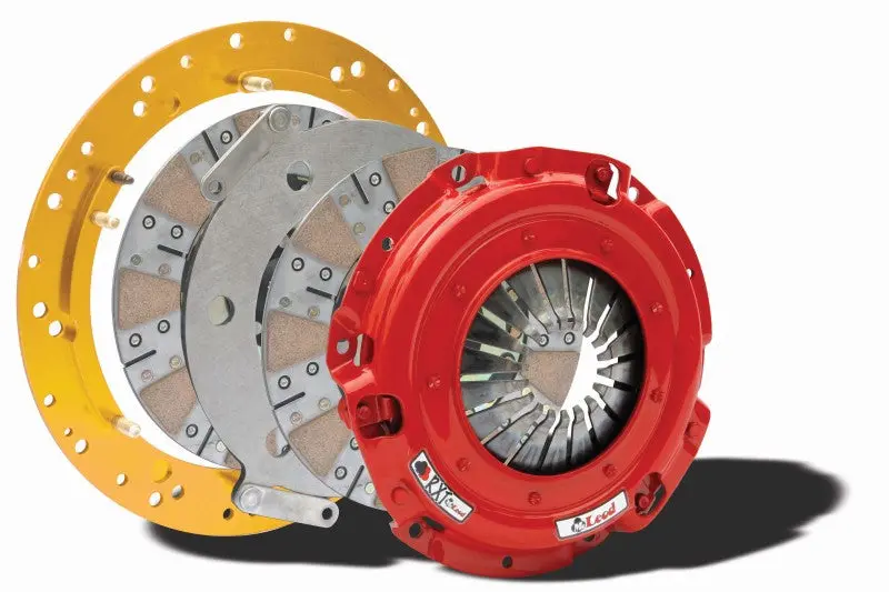 Mcleod Rxt Twin-Disc Clutch Assembly For Lsa & Lsx Engines — 8-Bolt Crank, 1-1/8" X 26-Spline, Bronze-Faced, 168Mm 1