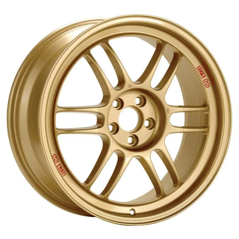Enkei Rpf1 Gold-Finished 17X9 Inch Alloy Wheel – 5X114.3 Bolt Pattern, 45Mm Offset, 73Mm Hub Bore – Fits Mazda Rx-8 1
