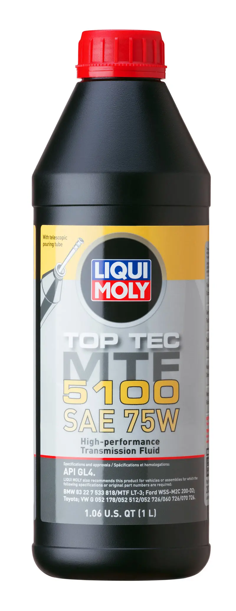 Liqui Moly Top Tec Mtf 5100 75W Manual Transmission Fluid – 1-Liter Bottle 1